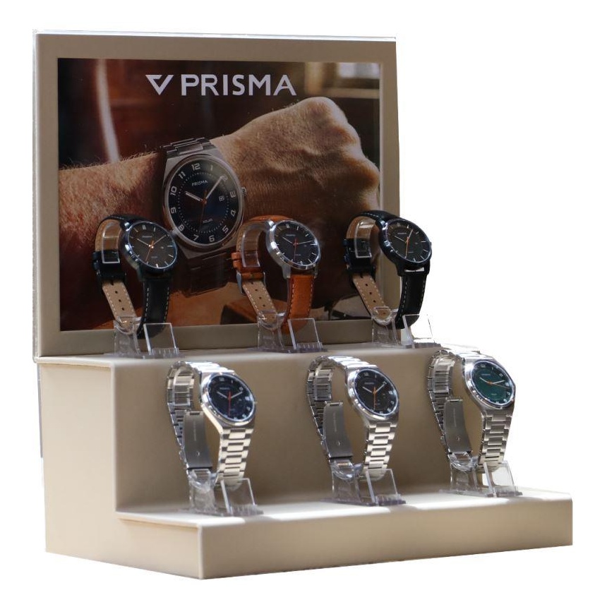 Cappuccino Acrylic display   B300xD15190xH350mm - Afbeelding 1