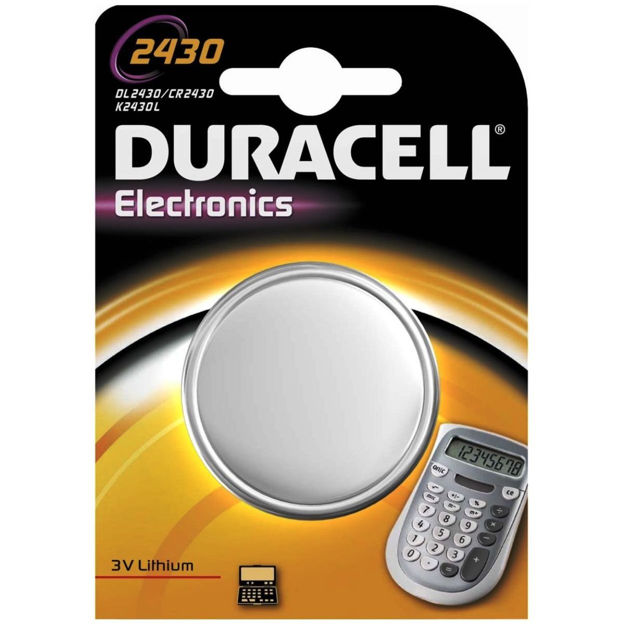 Duracell DL2430 Blister/1 CR2430 - Afbeelding 1
