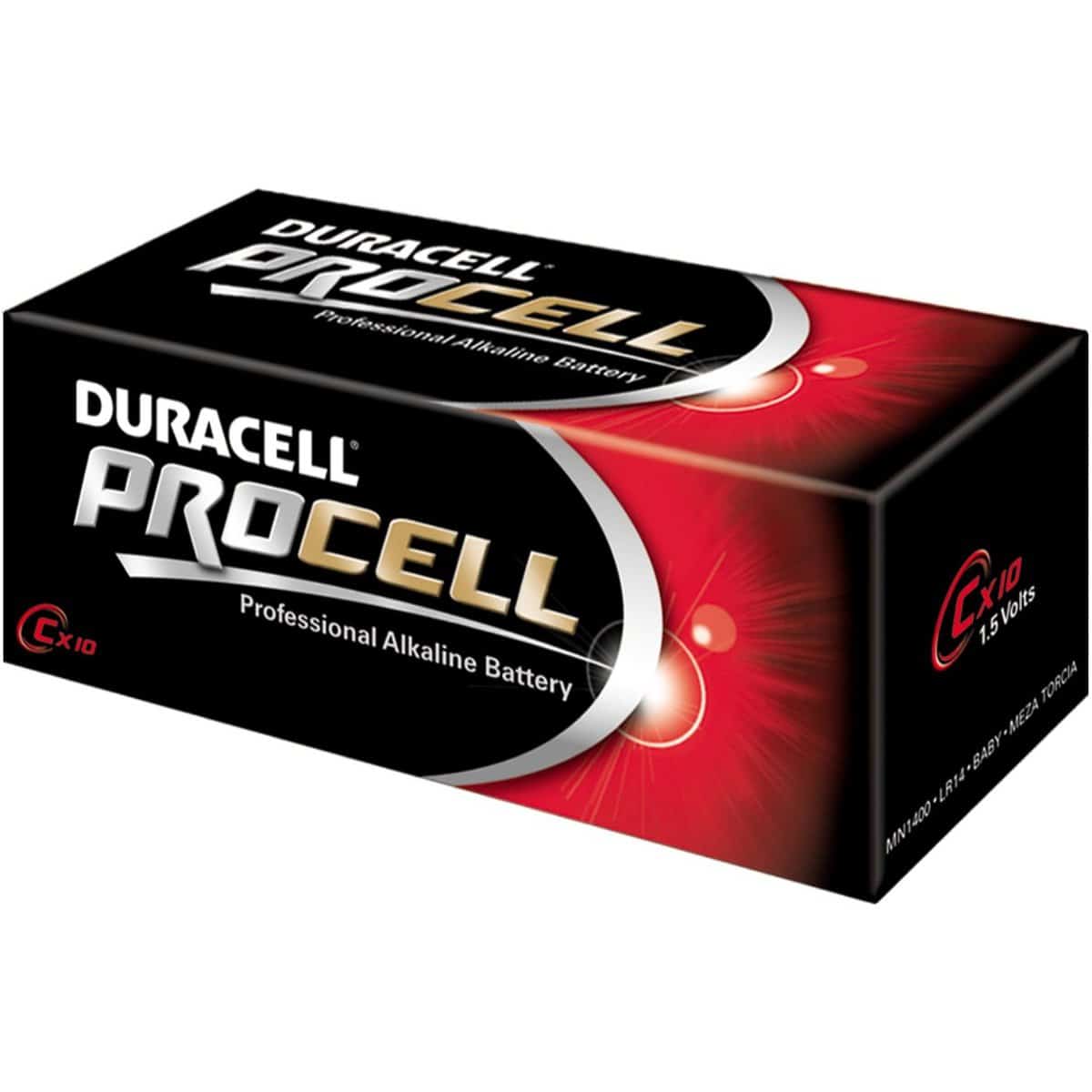 Duracell MN1400 C Procell engelse staaf per doos 10st. - Afbeelding 1