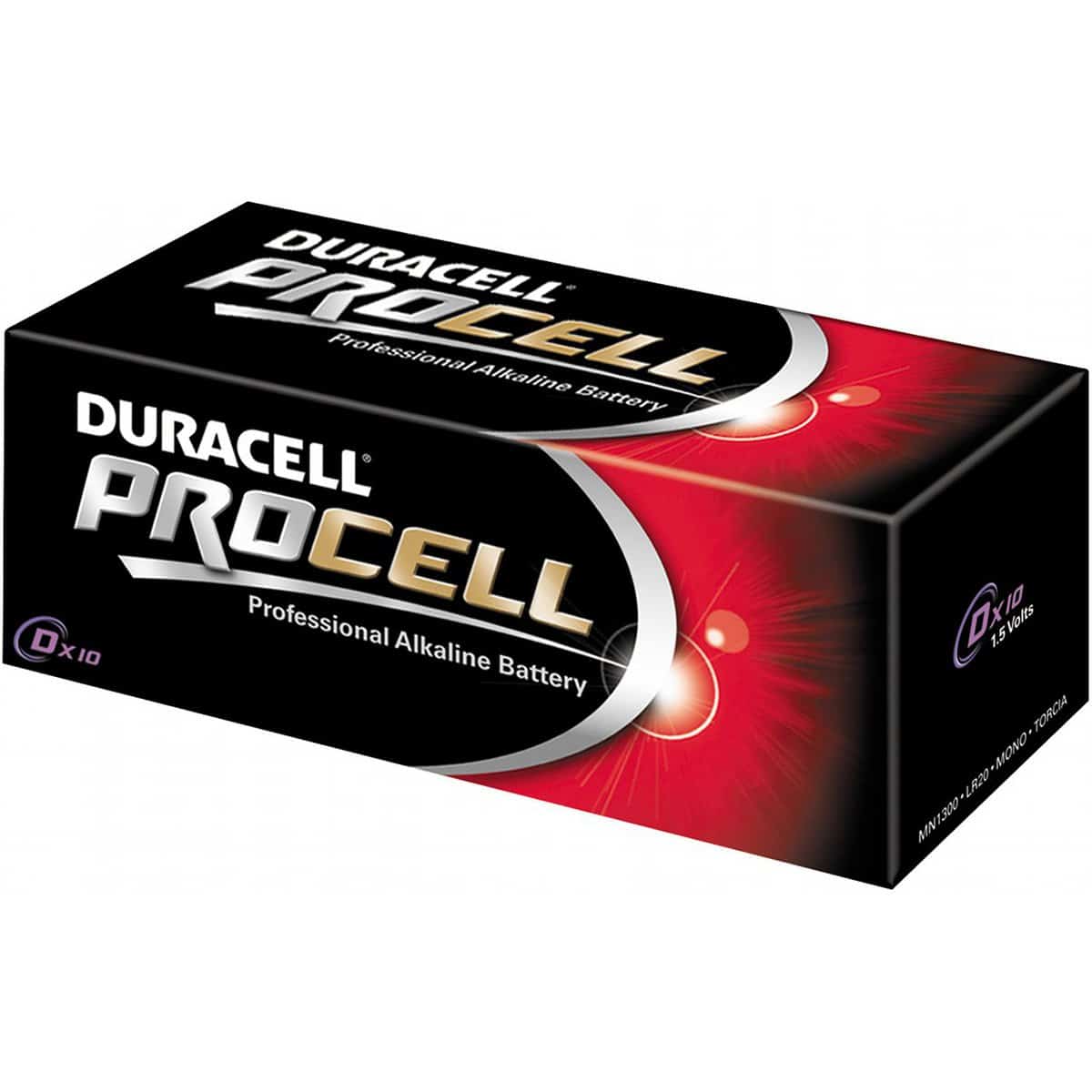 Procell Duracell MN1300 D Intense dikke staaf per doos 10st - Afbeelding 1
