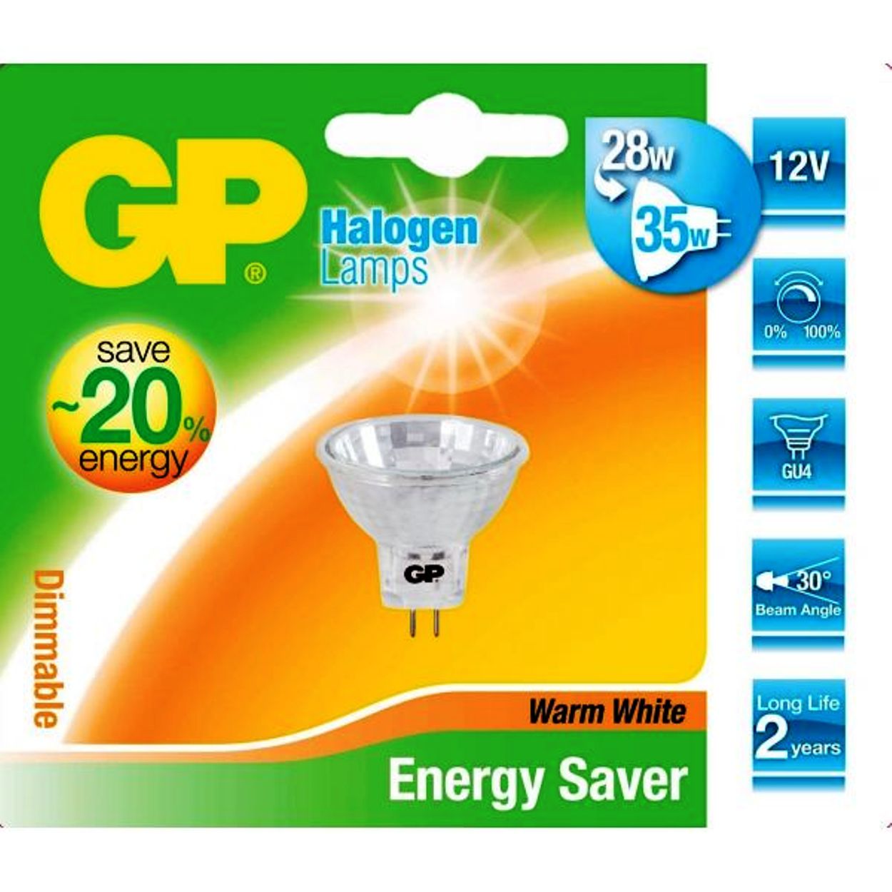 GP  Reflector MR11 ES GU4 28W - Afbeelding 1