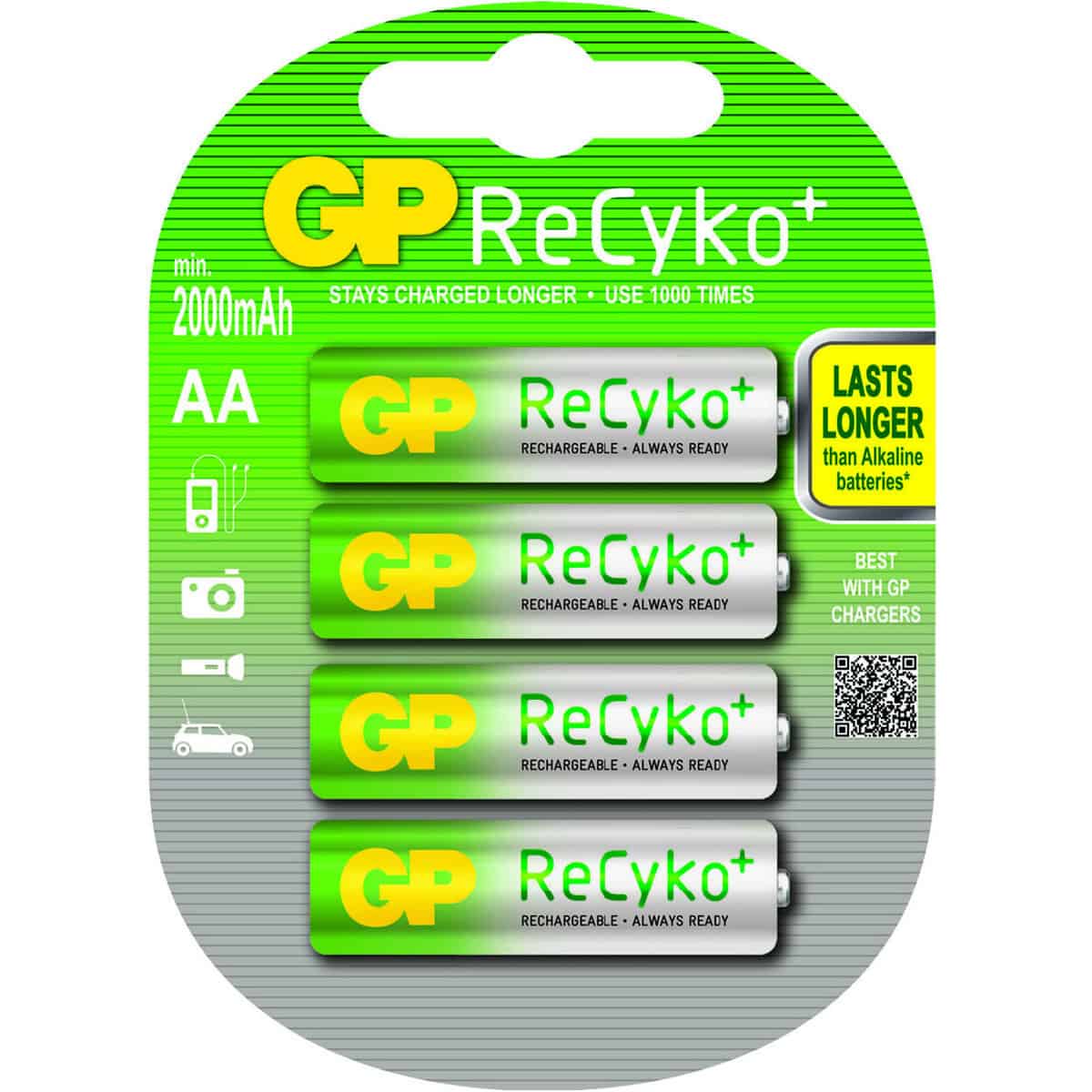GP ReCyko+ AA 2100 Mah bl/4 - Afbeelding 1