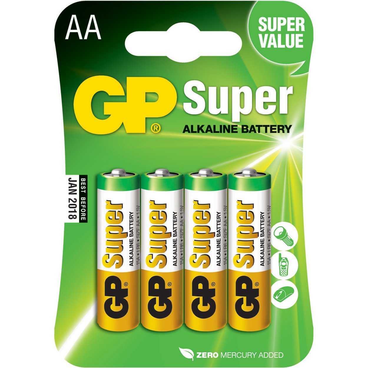 GP Alkaline Lantern Battery 908