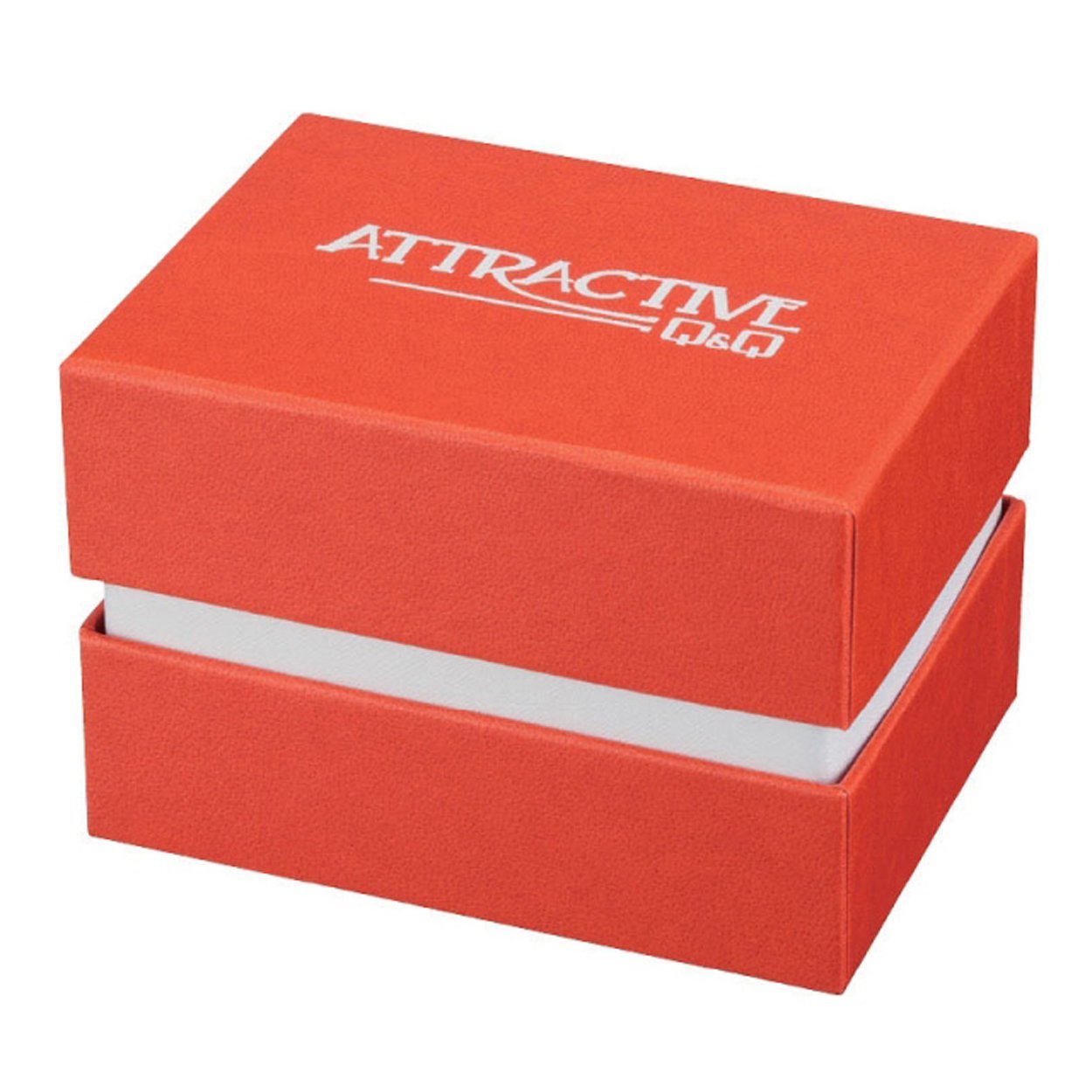 Horlogedoosje Attractive karton  QC200 (oranje/wit) - Afbeelding 1
