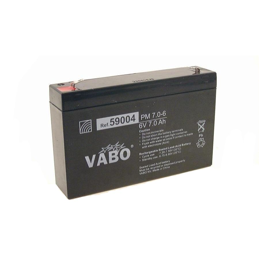 Loodaccu 6 Volt  7Ah  NP 151/34/97 - Afbeelding 1