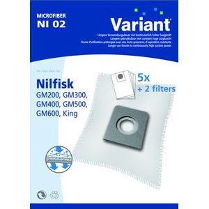 M.NI02 BAGS NILFISK GM200 (5) 2XF - Afbeelding 1
