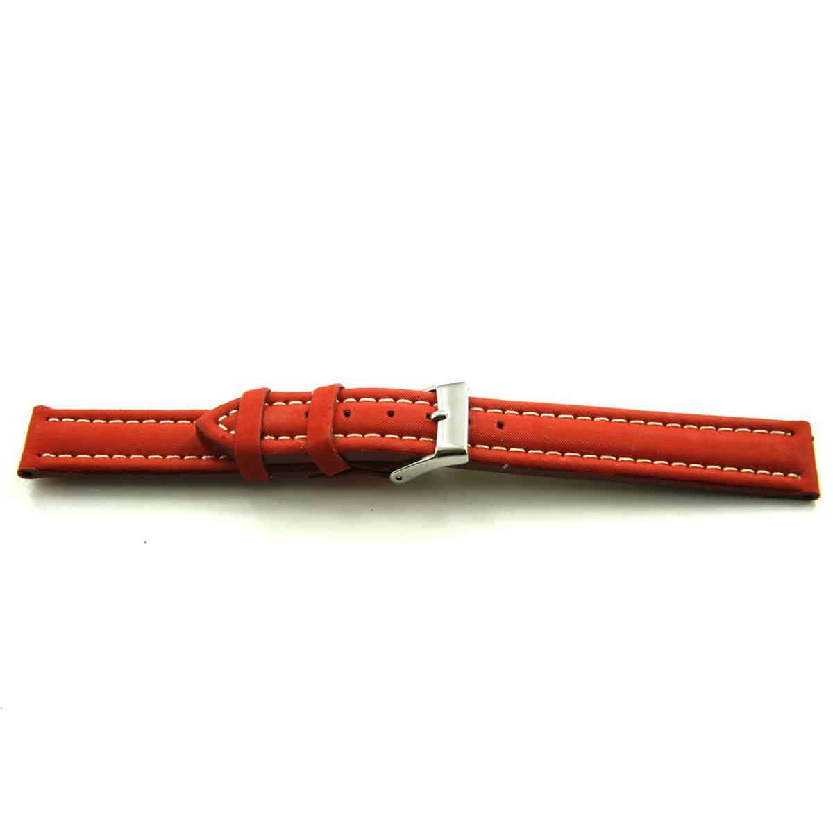 Horlogeband E710 Nylon Rood 16mm - Afbeelding 1