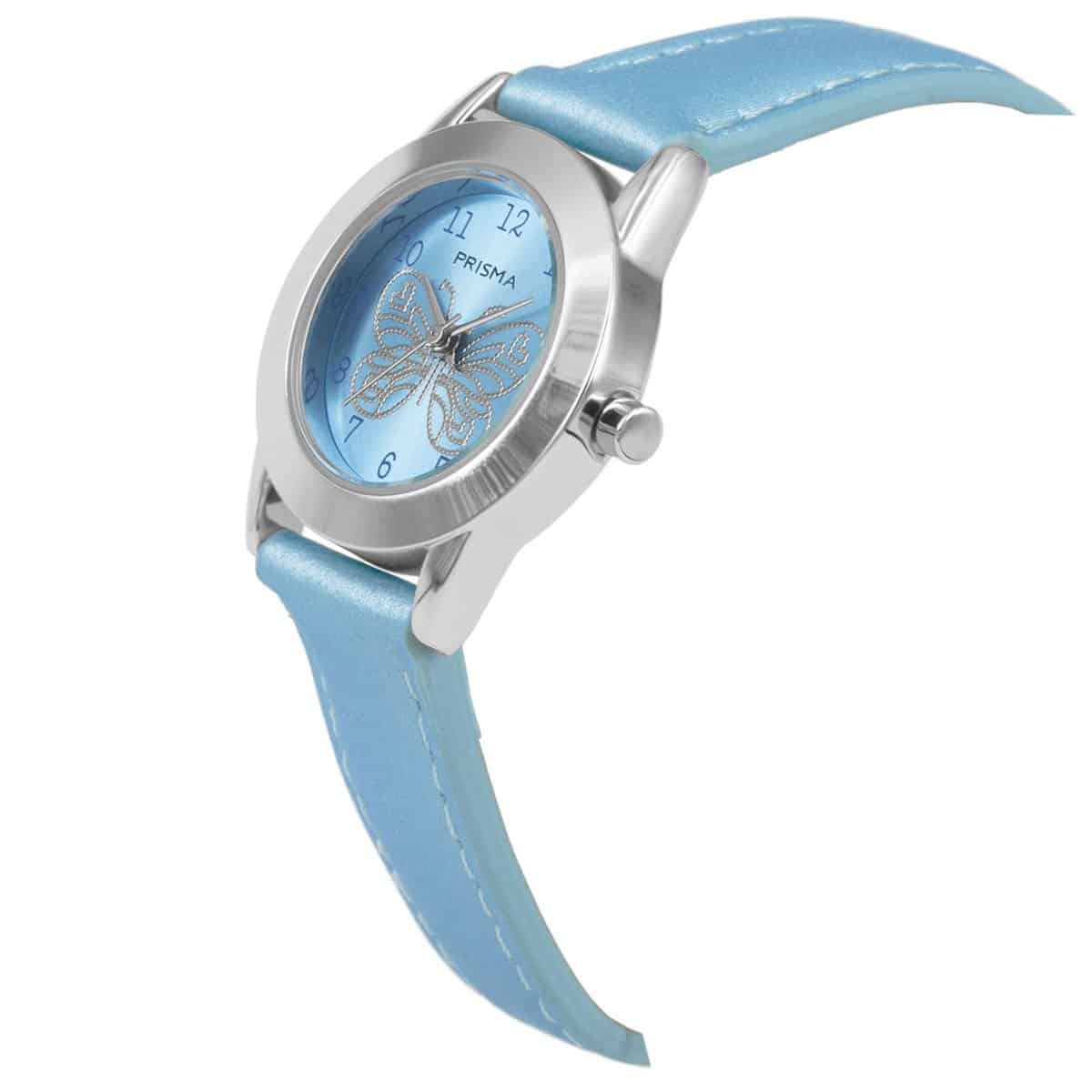 Prisma Horloge CW.184 Kids Butterfly Licht Blauw - Afbeelding 2