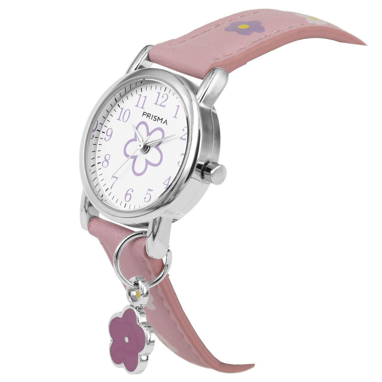 Prisma horloge CW.320 kids Little Flower roze - Afbeelding 2