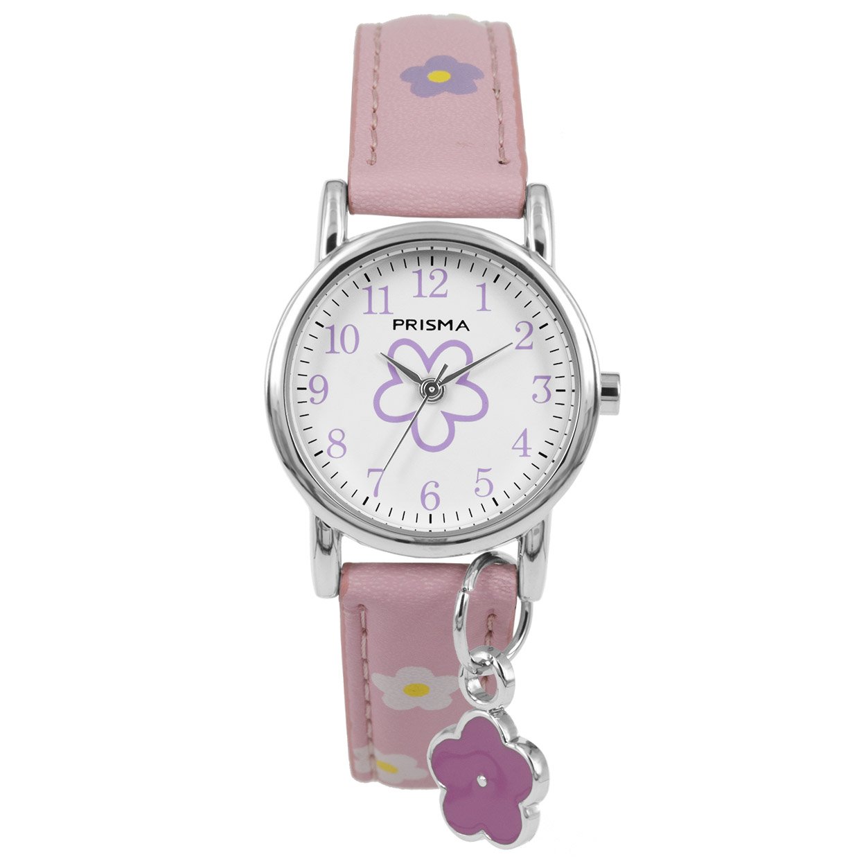 Prisma horloge CW.320 kids Little Flower roze - Afbeelding 1