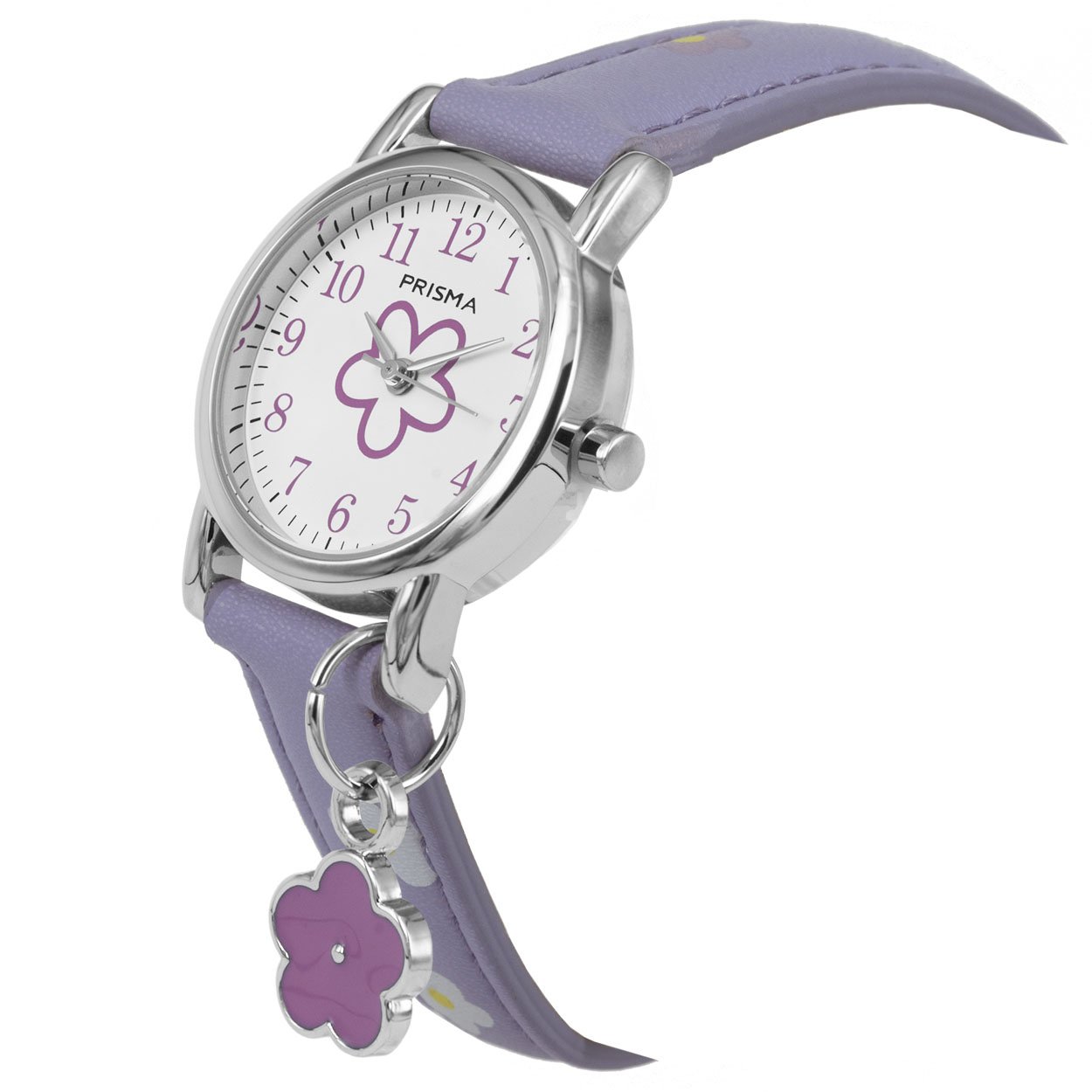 Prisma Horloge CW.321 kids Little Flower Paars - Afbeelding 2