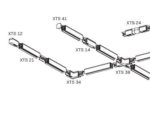 Rail 3F aluminium Lival 3 meter opbouw