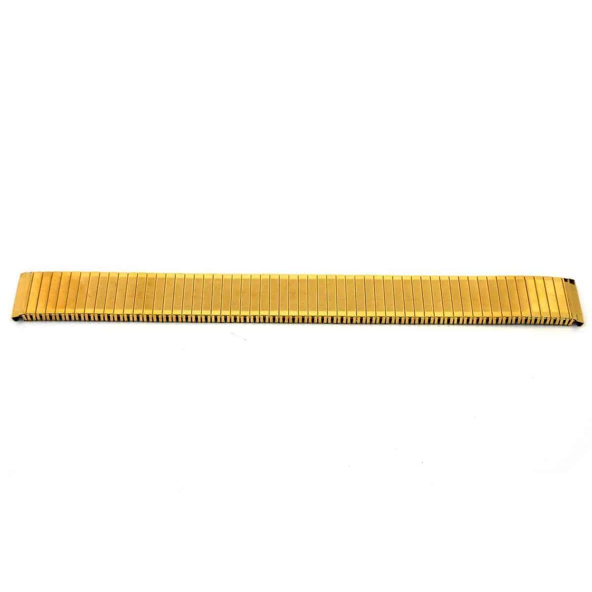 Horlogeband V61E Stainless Steel Goud Rek 16mm - Afbeelding 1