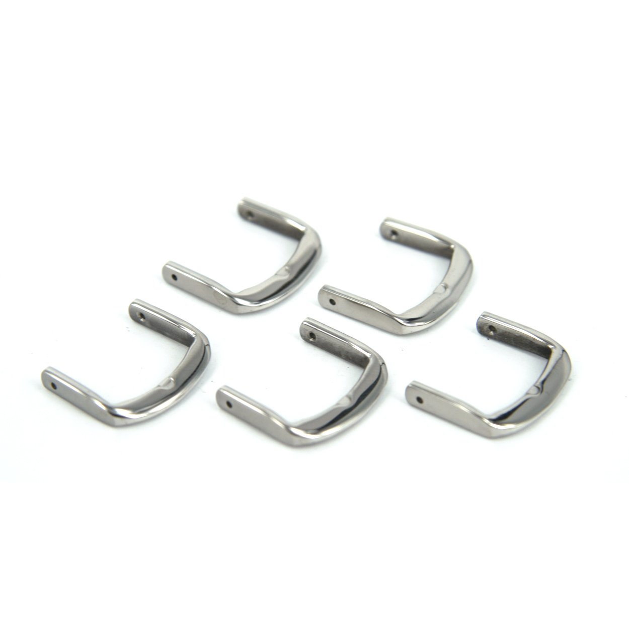 Onderdelen Gesp Zilverkleurig Edelstaal 12mm - 5 Stuks - Afbeelding 1